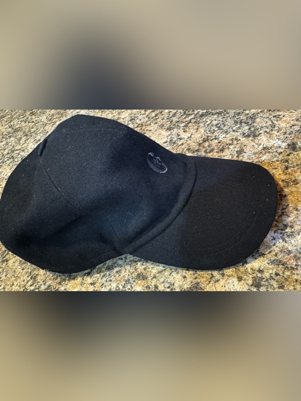 Conte Of Florence Adjust Baseball Cap Size 60  Hat Vtg Wool Made Italy Black